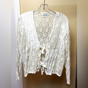 Vintage 1990’s Essay by Sharon Anthony Lace Top & Skirt